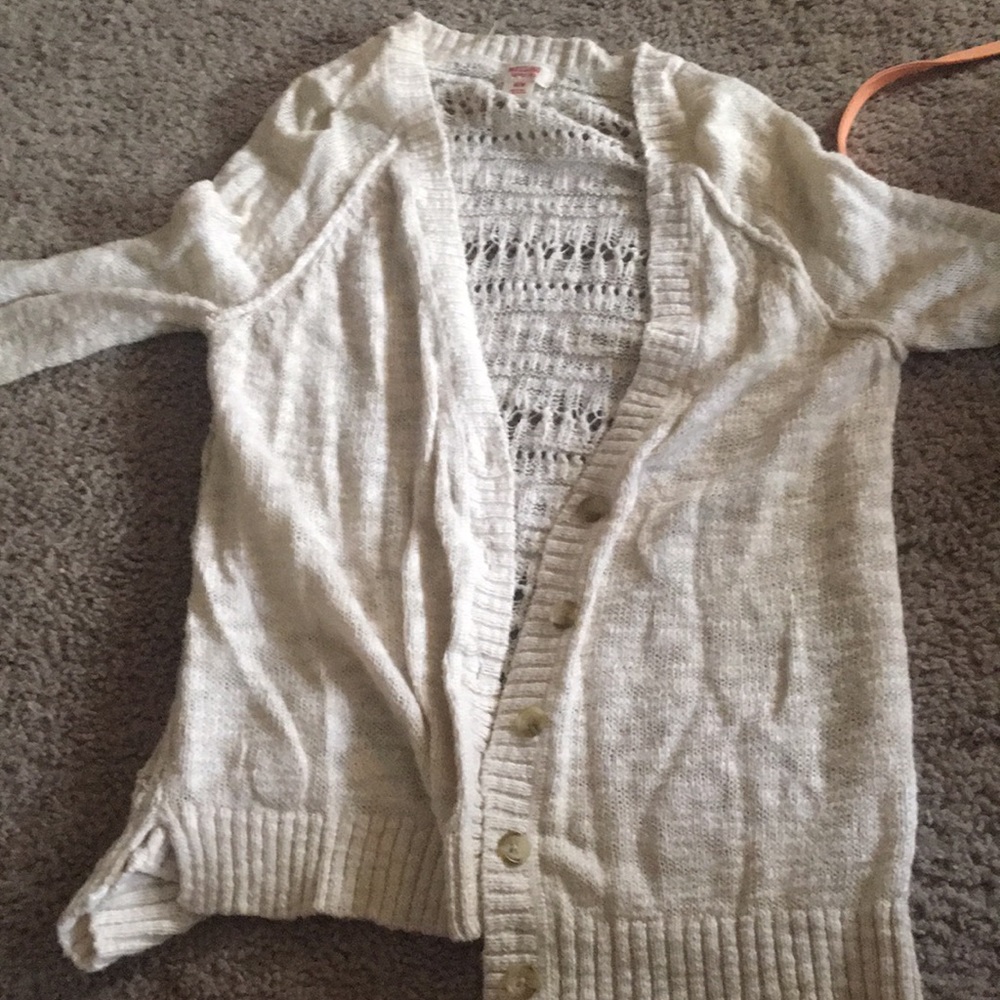 Cream cardigan